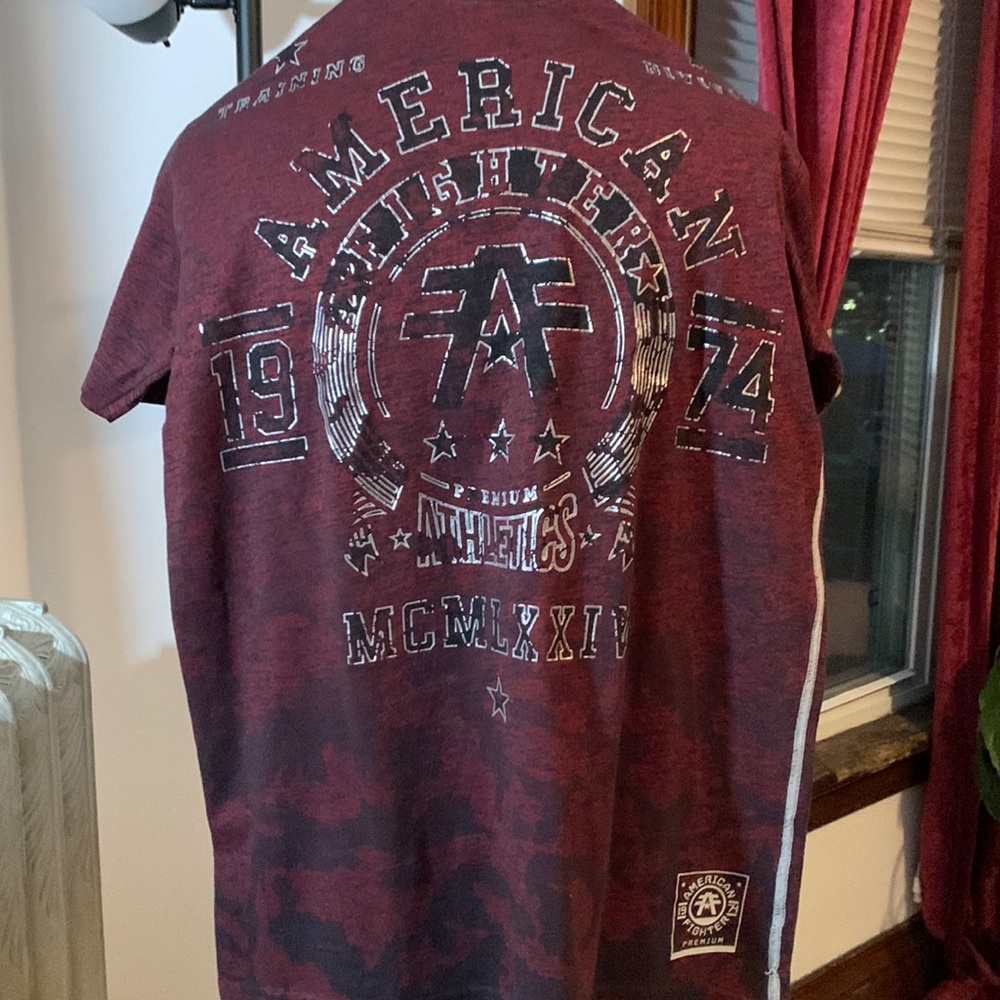 American Fighter - Buckle, Dark red/maroon T-Shirt